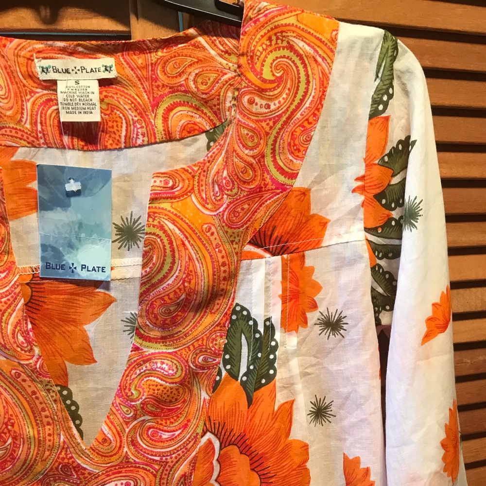 Blue Plate Colorful BOHO Tunic - Picture 6 of 8